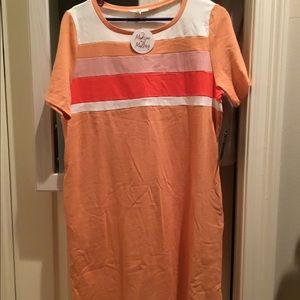 Orange tshirt Dress